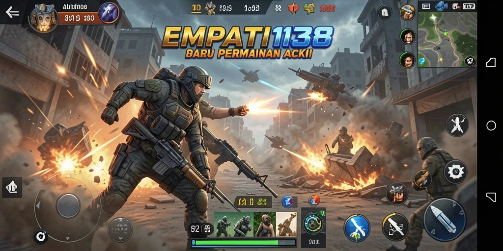 Tampilan gameplay seru dan penuh aksi di EMPATI138.