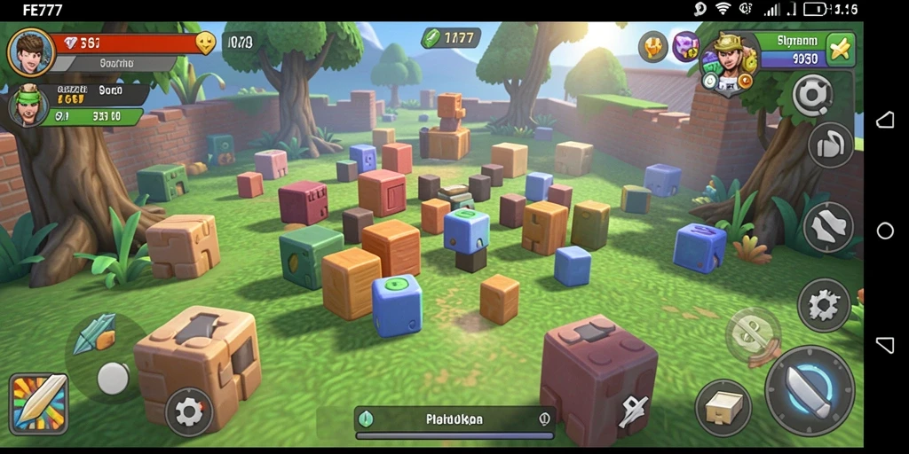 Tangkapan layar utama FE777 menampilkan gameplay Puzzle yang menarik.