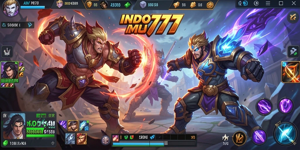 Tampilan seru pertarungan tim dalam INDO777.