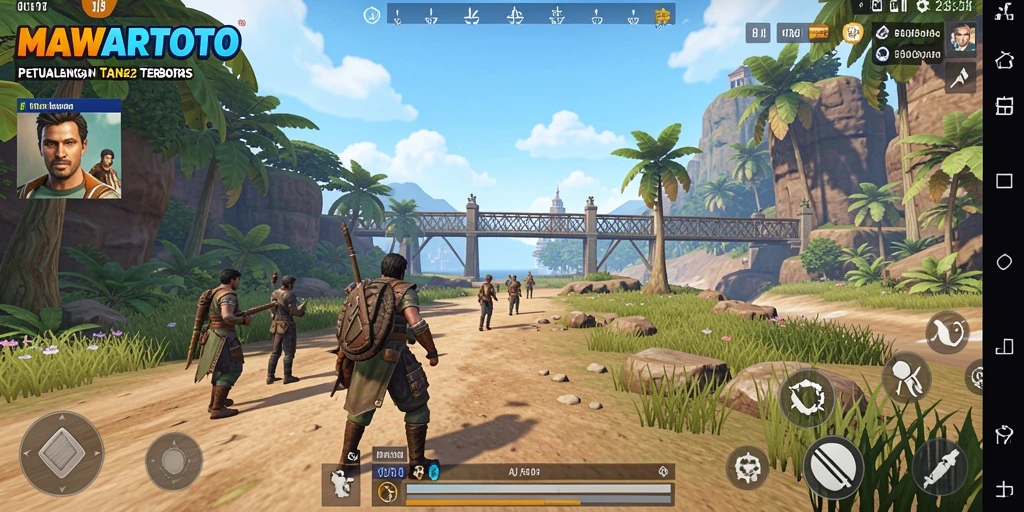 Tampilan gameplay MAWARTOTO di dunia terbuka yang menakjubkan.